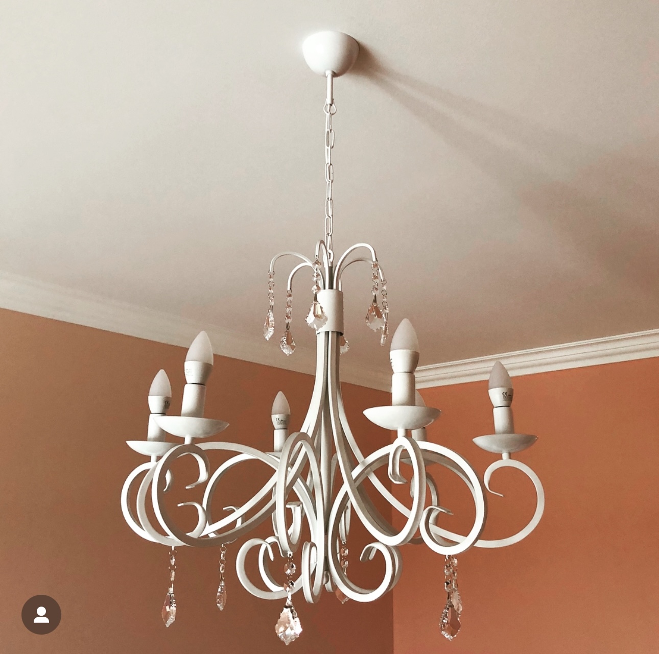 Żyrandol modern chic DIADEMA 2561 biały - Argon - obrazek 3