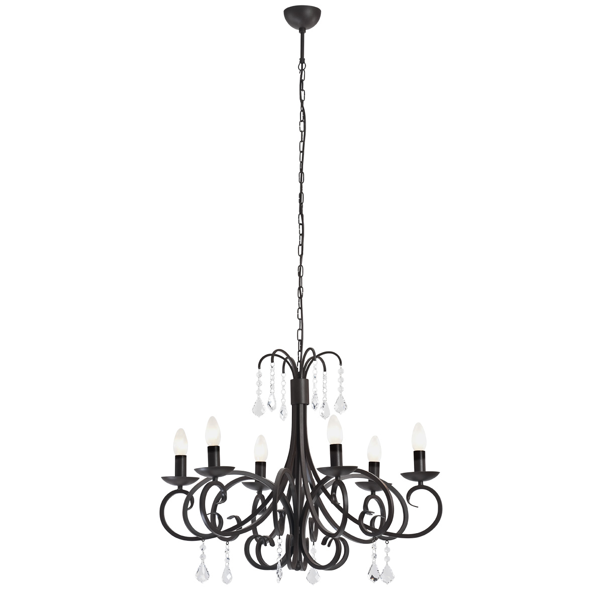 Żyrandol modern chic DIADEMA 2562 czarny - Argon