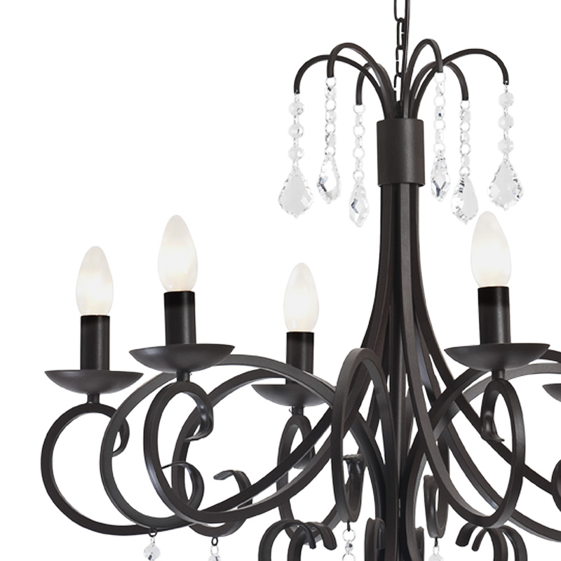 Żyrandol modern chic DIADEMA 2562 czarny - Argon - obrazek 2