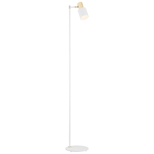 Lampa podłogowa minimalistyczna biała DORIA 4258 - Argon