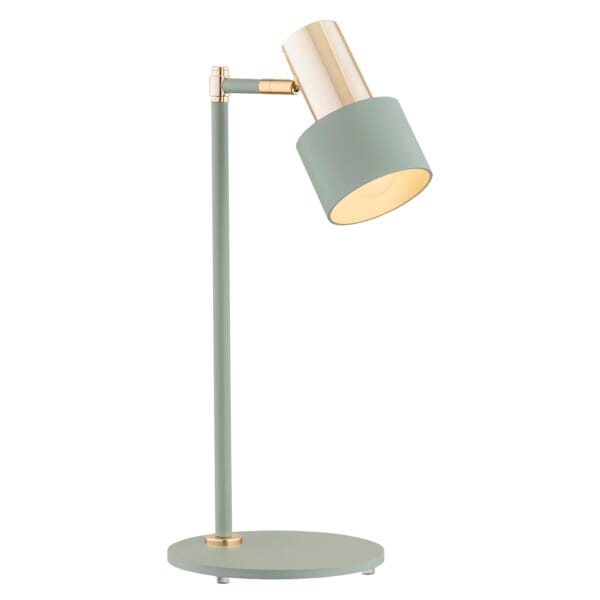 Lampa stołowa zielona ze złotem DORIA 4276 - Argon
