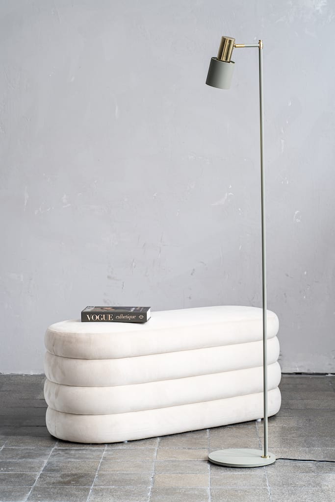 Lampa podłogowa minimalistyczna szałwiowa DORIA 4271 - Argon - obrazek 2