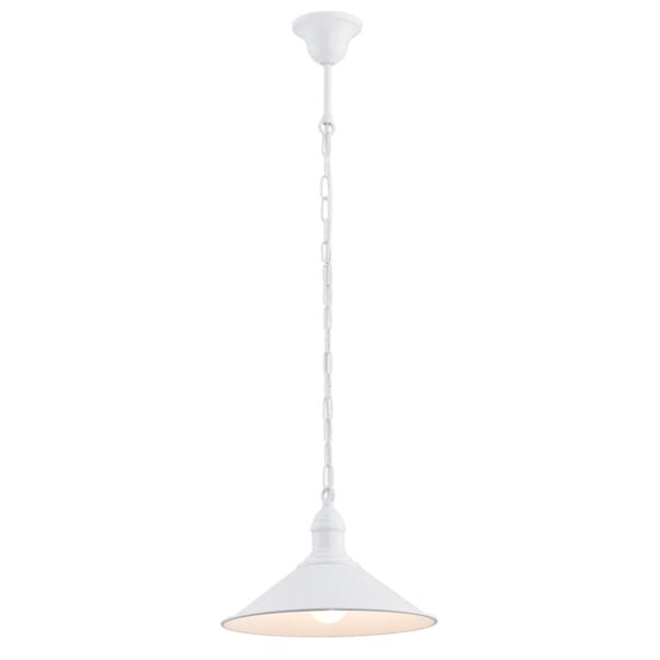 Lampa loft wisząca ERBA 630 biała fabryczna - Argon