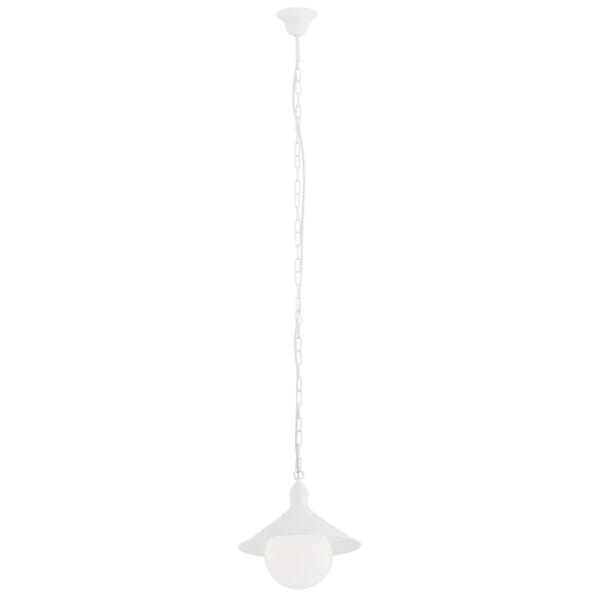 Lampa loft wisząca ERBA BIS 3296 ogrodowa biała - Argon