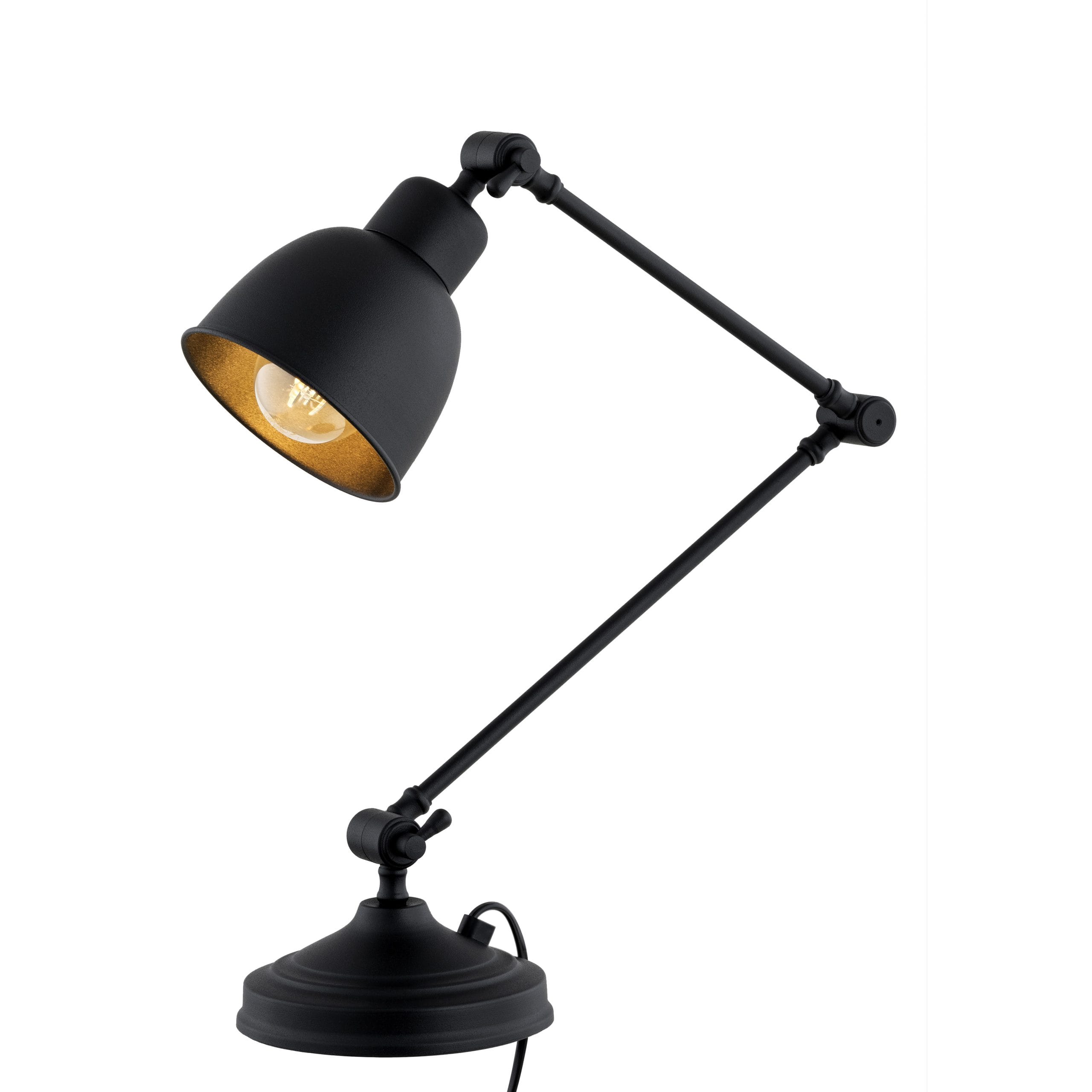 Lampa stołowa EUFRAT 3197 loftowa czarna - Argon - obrazek 4