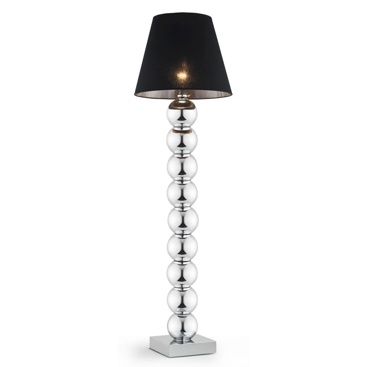 Lampa podłogowa FUDŻI 3657 unikatowa srebrna - Argon