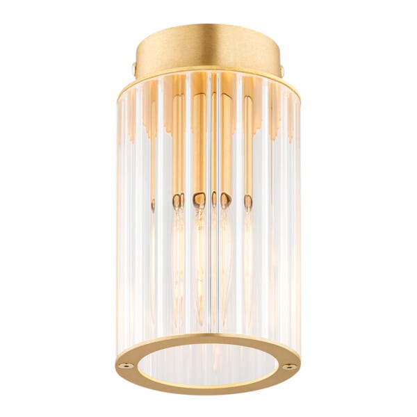 Lampa sufitowa reflektor HAMPTON 8501 szkło z mosiądzem - Argon