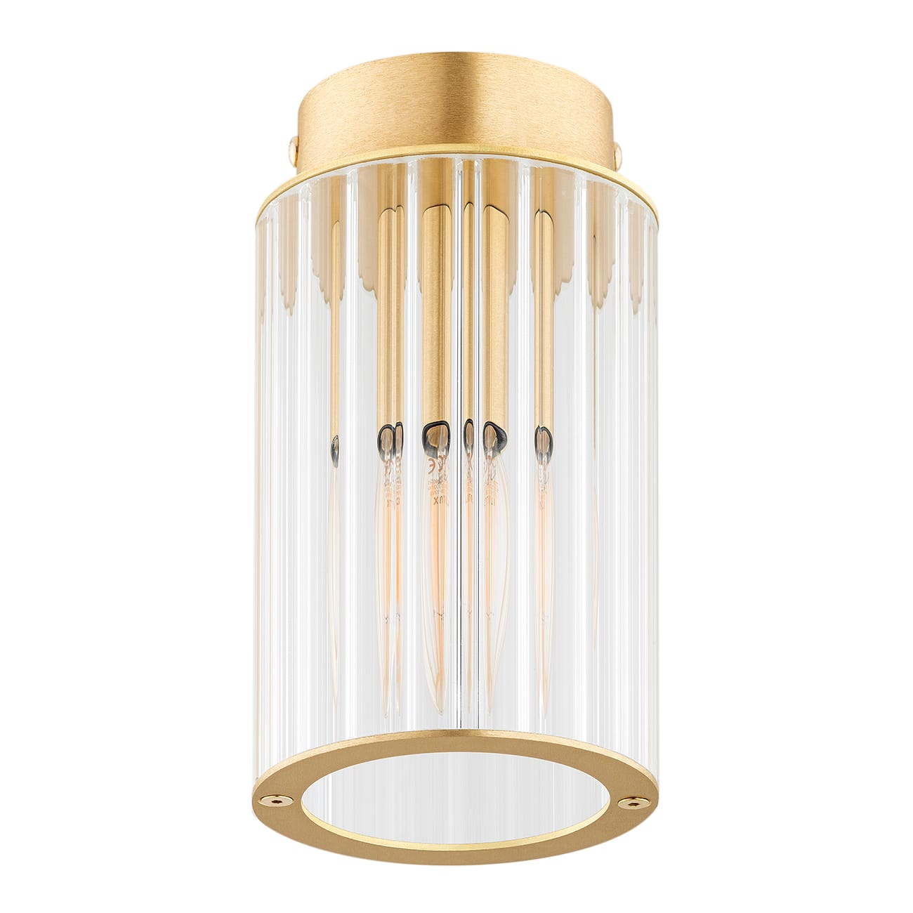 Lampa sufitowa reflektor HAMPTON 8501 szkło z mosiądzem - Argon - obrazek 2