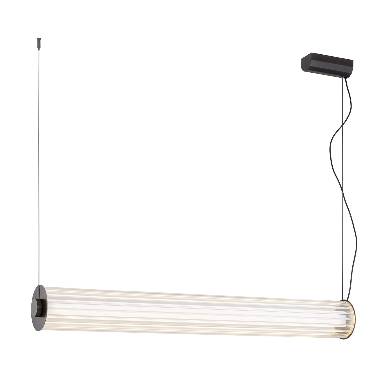 Lampa wisząca szkło ryflowane HAMPTON 8628 - Argon