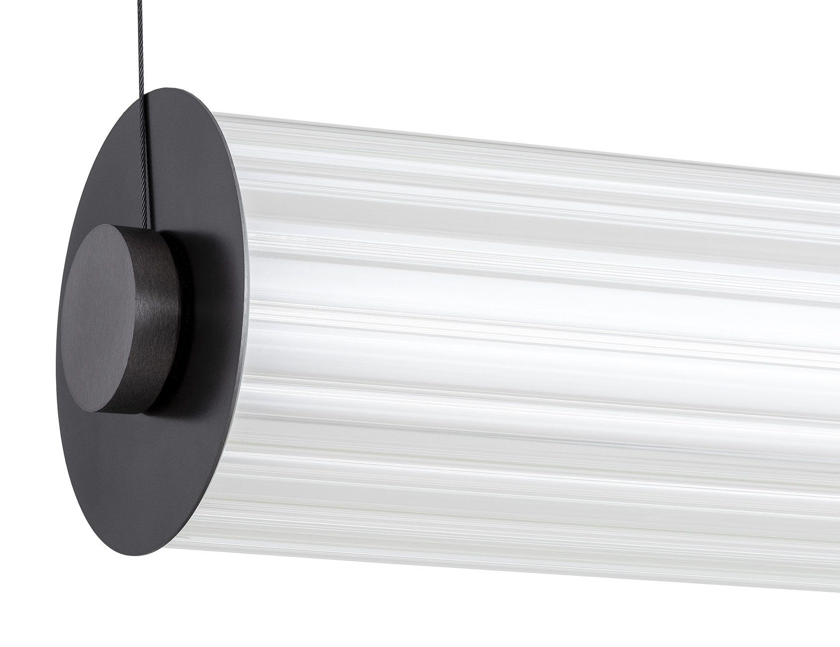 Lampa wisząca szkło ryflowane HAMPTON 8628 - Argon - obrazek 3