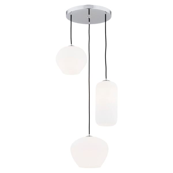 Lampa skandynawska wisząca KALIMERA 1430 potrójna szklana – Argon