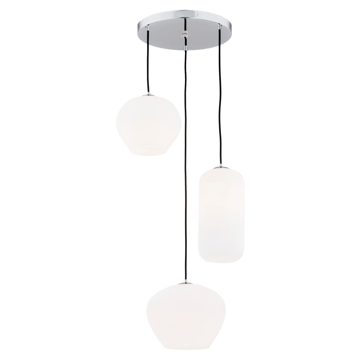 Lampa skandynawska wisząca KALIMERA 1430 potrójna szklana – Argon