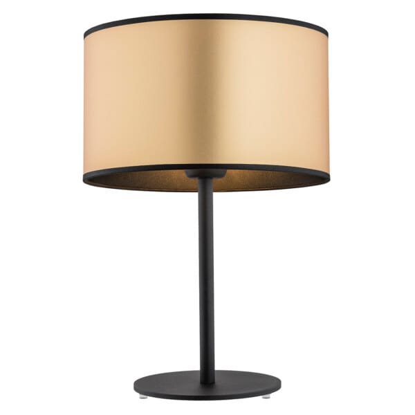 Lampa stołowa KARIN 4297 hotelowa czarno-złota - Argon