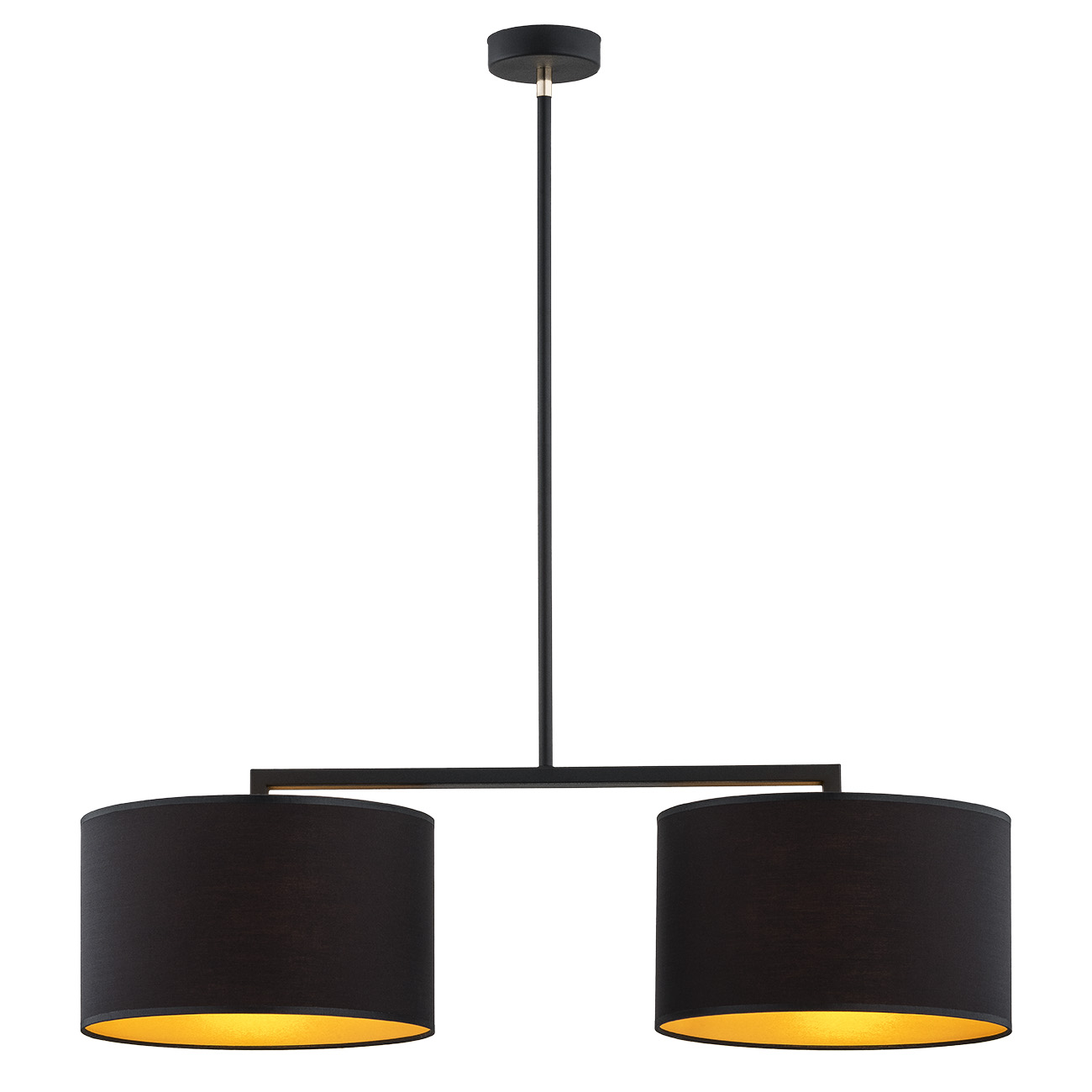 Lampa wisząca podwójna KARIN 899 hotelowa czarna - Argon