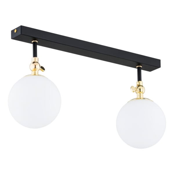 Lampa sufitowa LATINA 846 podwójna czarna – Argon