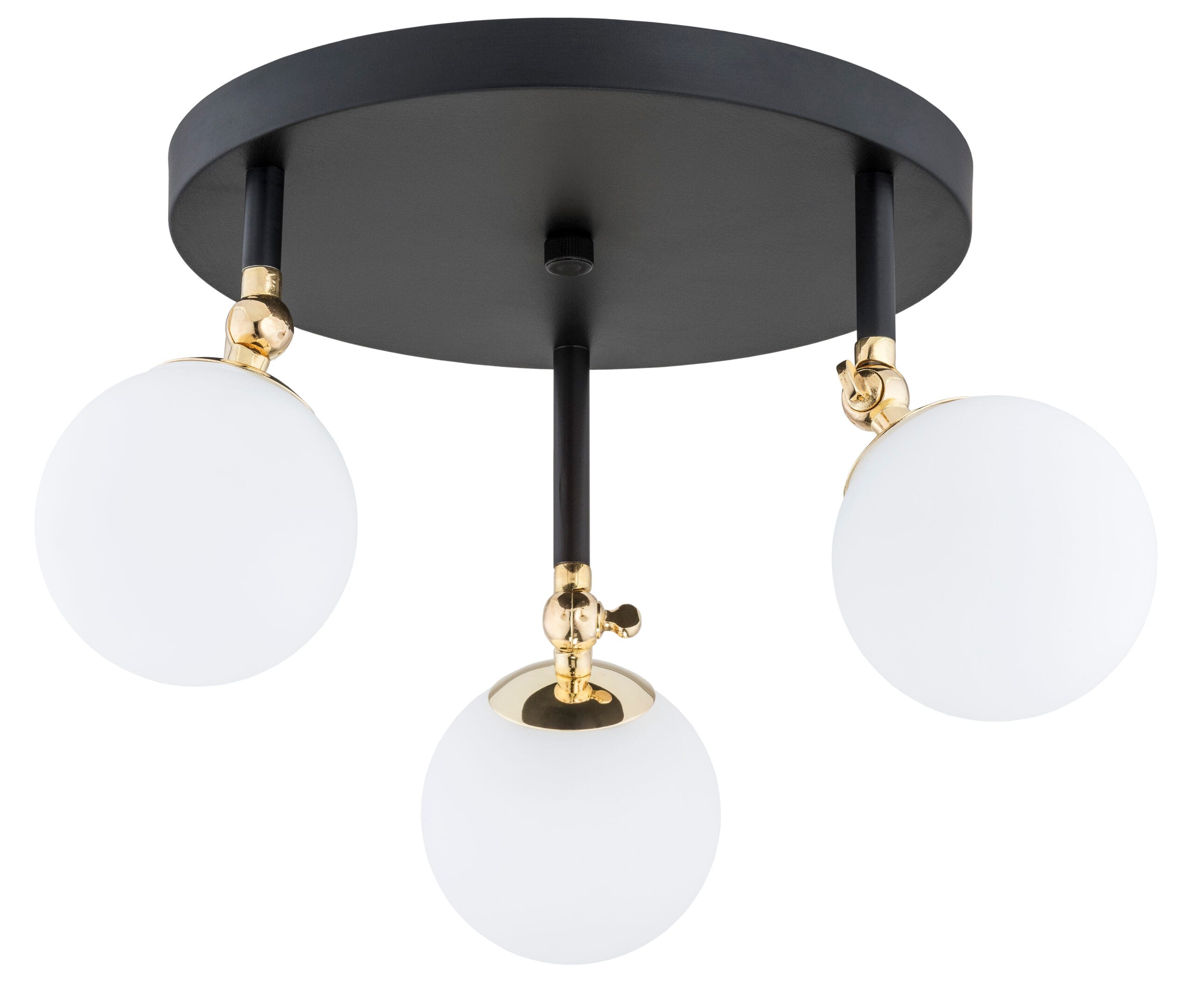 Lampa sufitowa retro LATINA 1436 na kole czarna – Argon