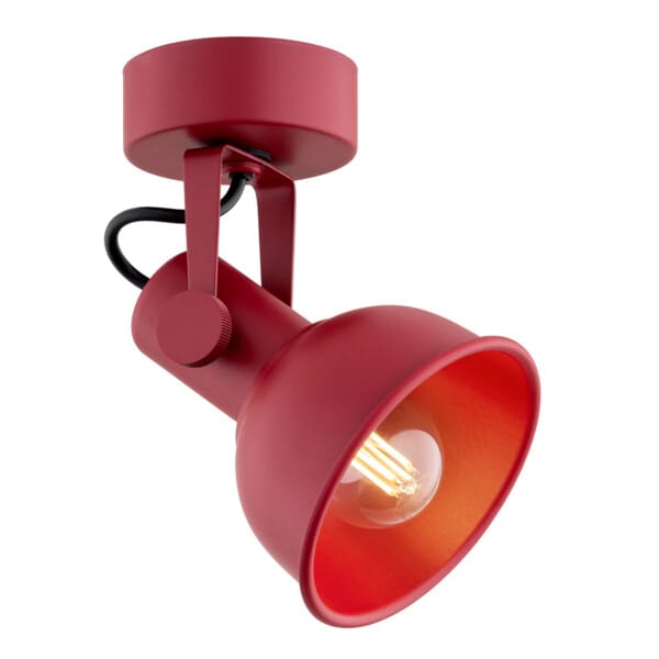 Lampa ścienna/sufitowa czerwona LENORA 8298 - Argon