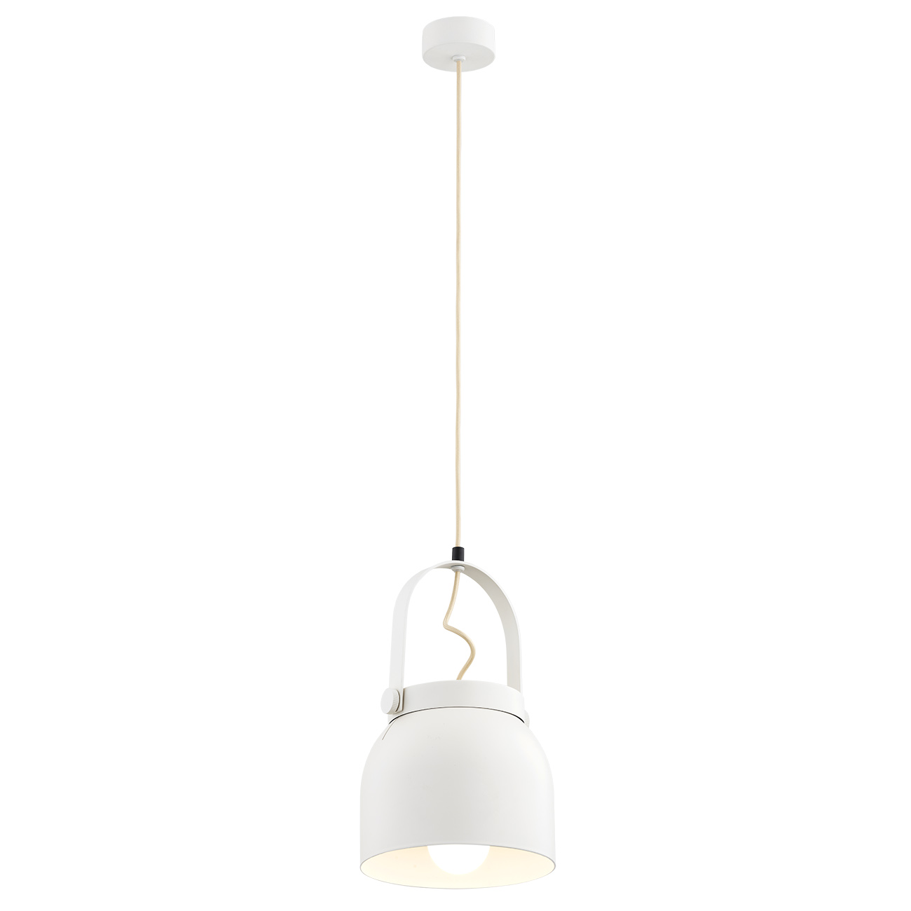Lampa wisząca loftowa LOGAN 8280 biała - Argon