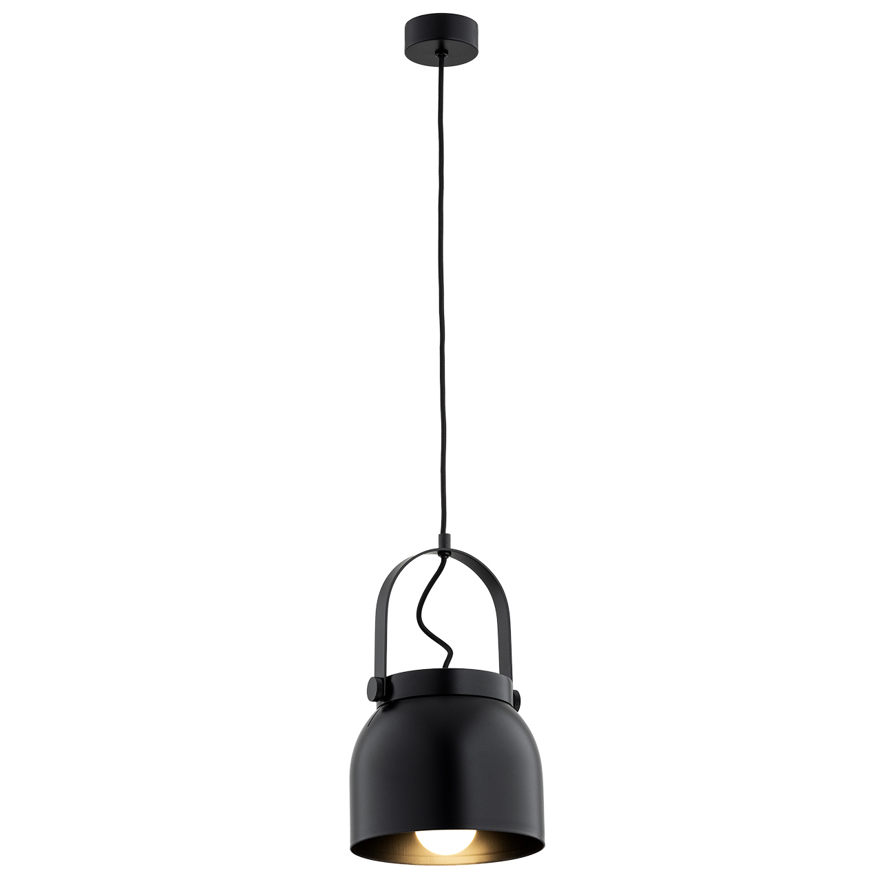 Lampa wisząca loftowa LOGAN 8281 czarna - Argon