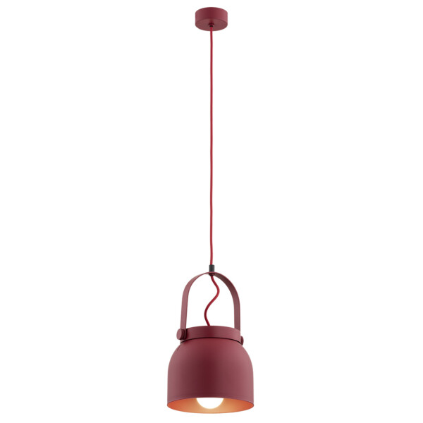 Lampa wisząca loftowa LOGAN 8282 czerwona - Argon