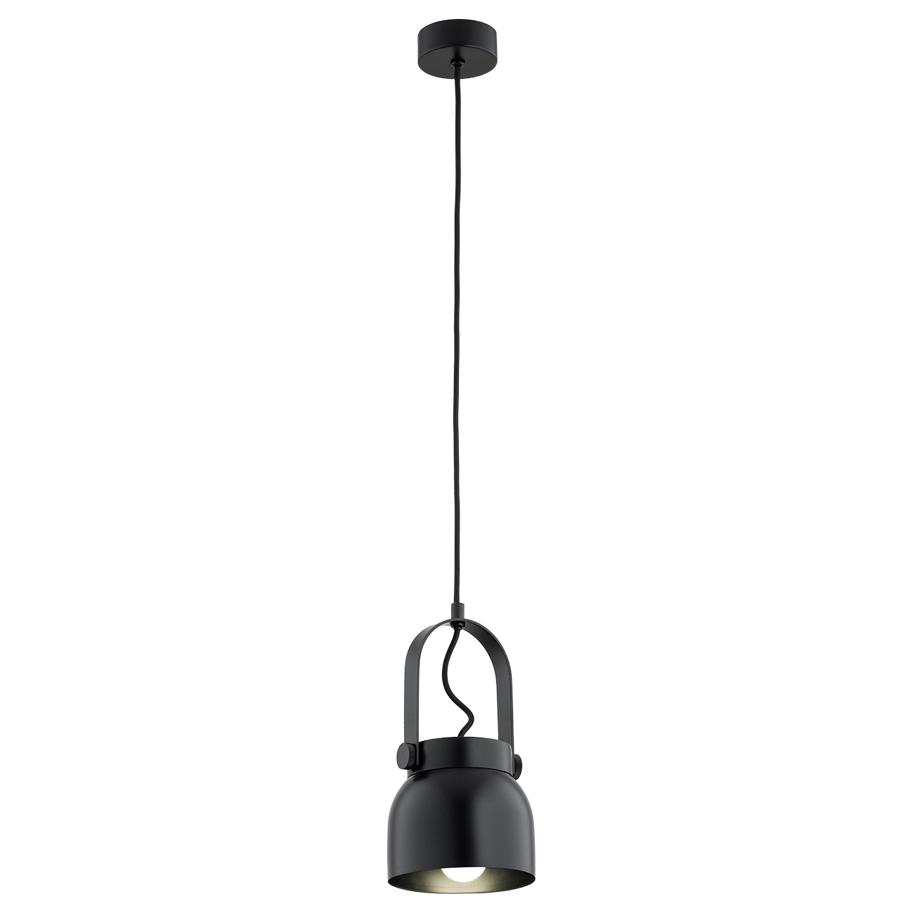 Lampa wisząca loftowa LOGAN 8291 czarna - Argon