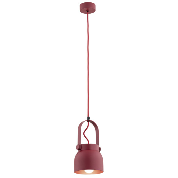 Lampa wisząca loftowa LOGAN 8292 czerwona - Argon