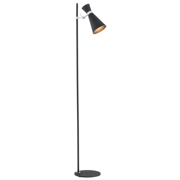 Lampa podłogowa industrialna czarna LUKKA 3895 – Argon
