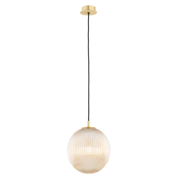 Lampa wisząca PALOMA 8515 miodowe szkło i złoto - Argon