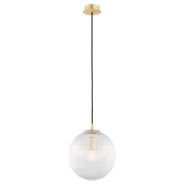 Lampa wisząca PALOMA 8517 przezroczyste szkło i złoto - Argon