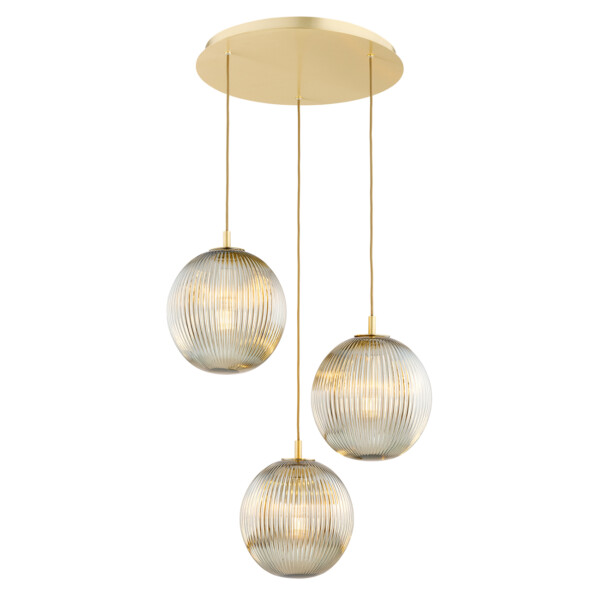 Lampa wisząca kule ryflowane PALOMA 6312 lister - Argon