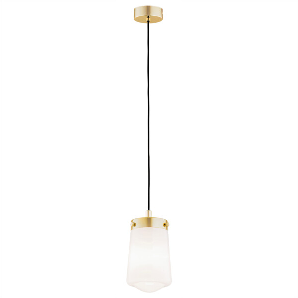 Lampa wisząca elegancka PASADENA 8004 biel i złoto - Argon