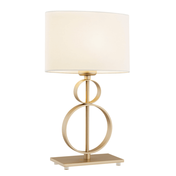 Lampa stołowa elegancka złote obręcze PERSEO 8310 - Argon