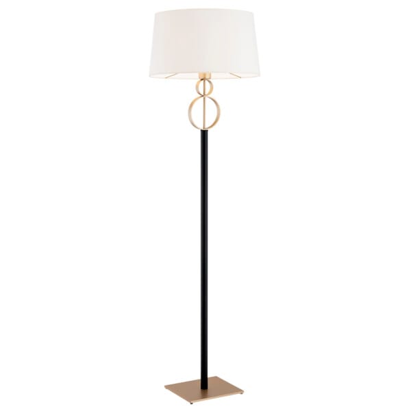Lampa podłogowa czerń i złoto PERSEO 8309 - Argon