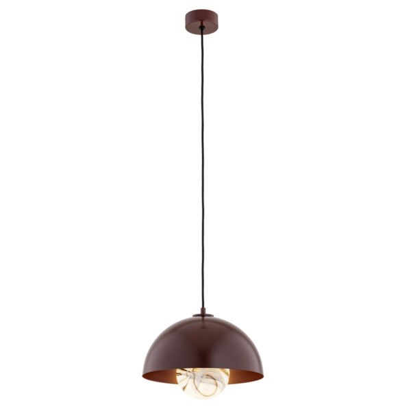 Lampa wisząca skandynawska PIAVA 8444 marmur i brąz - Argon