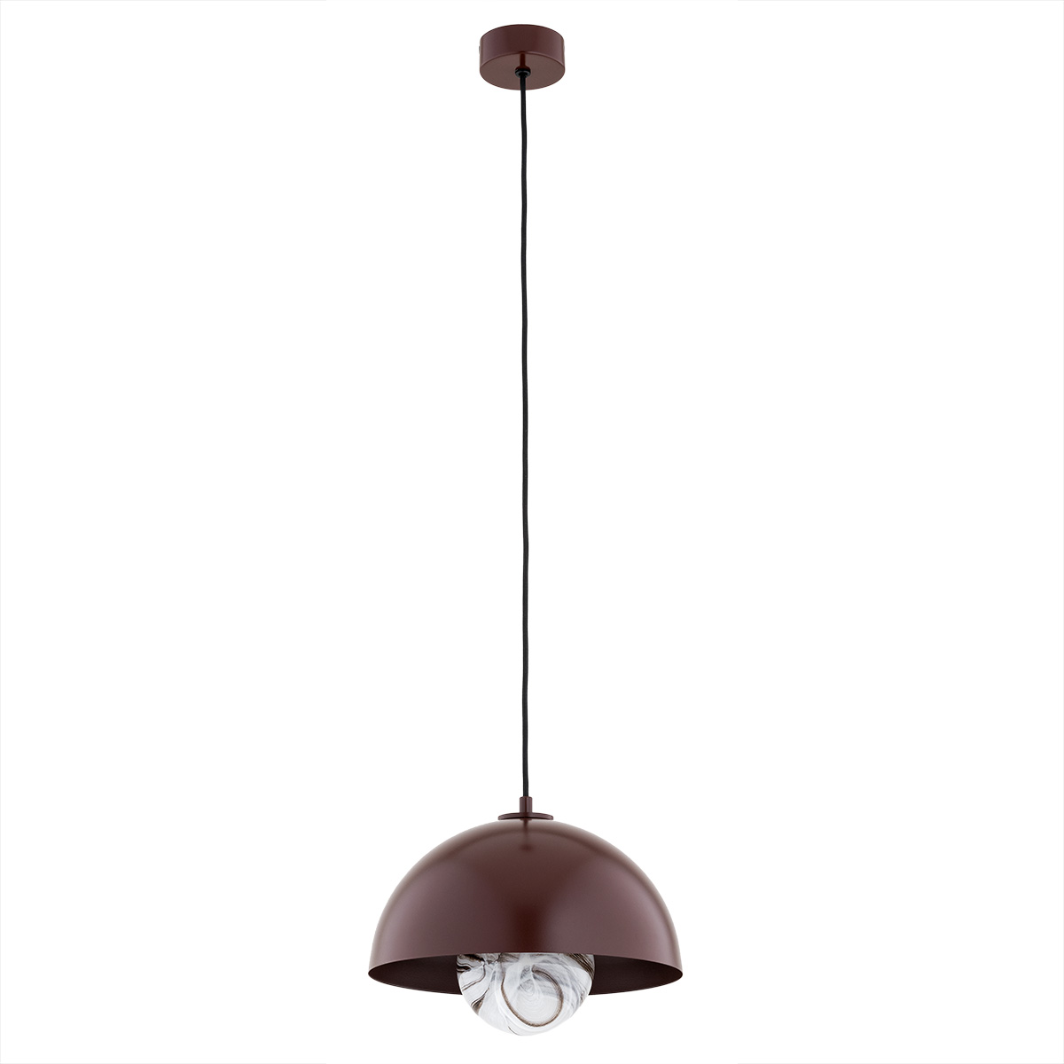 Lampa wisząca skandynawska PIAVA 8444 marmur i brąz - Argon - obrazek 2