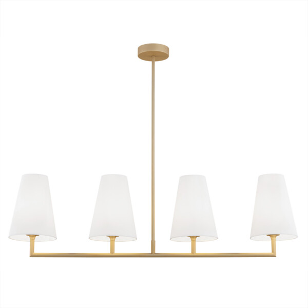 Lampa wisząca elegancka SAFIANO 1828 złoto i biel - Argon