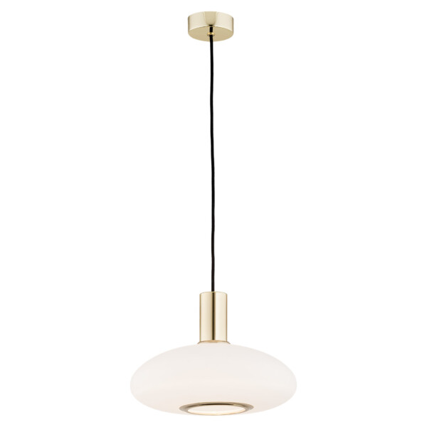 Lampa wisząca stylowa SAGUNTO 4358 owalna szklana - Argon