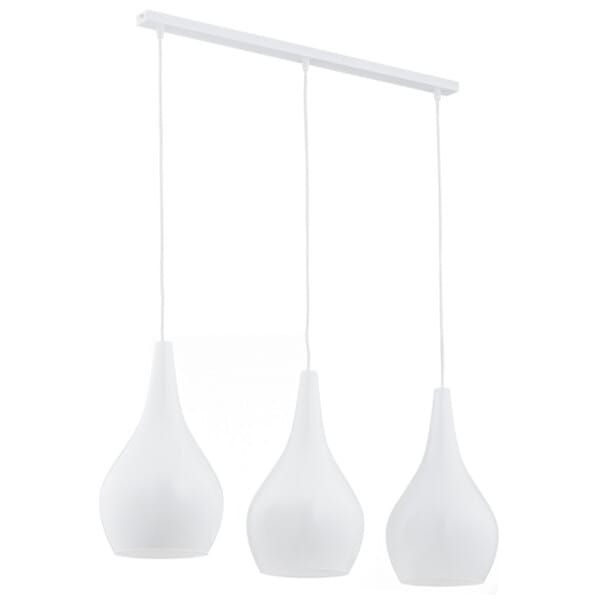 Lampa nad stół wisząca nowoczesna SANTANA 1408 na listwie biała – Argon