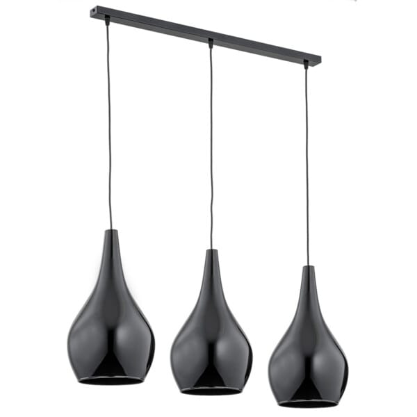 Lampa nad stół wisząca nowoczesna SANTANA 1409 na listwie czarna – Argon