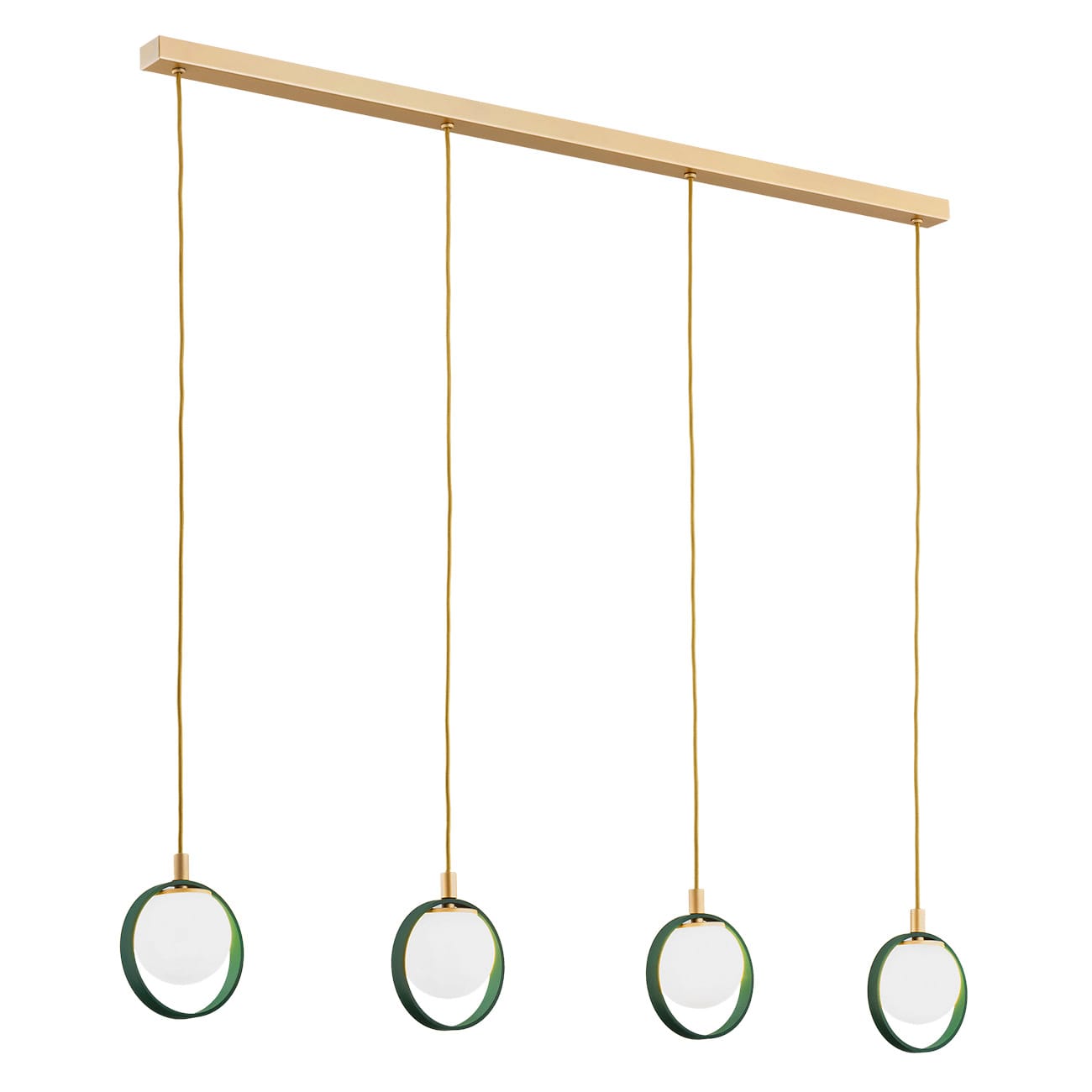 Lampa wisząca designerska SATURNIA 1808 kule z obręczami - Argon