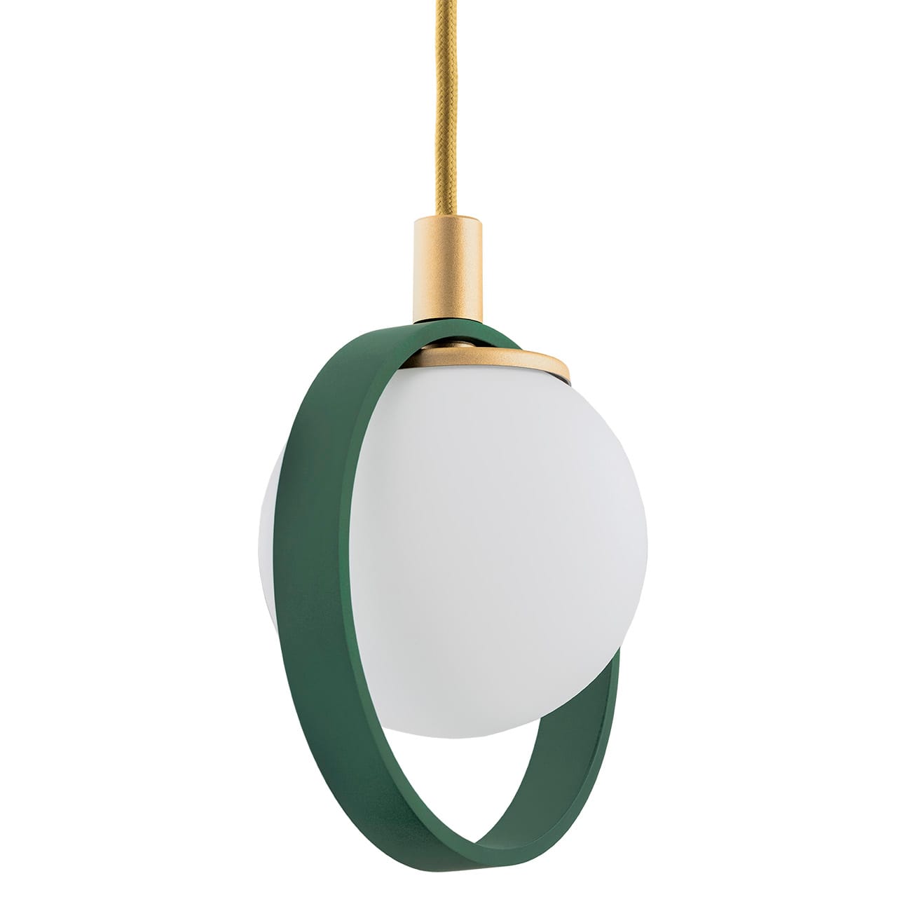 Lampa wisząca designerska SATURNIA 1808 kule z obręczami - Argon - obrazek 3