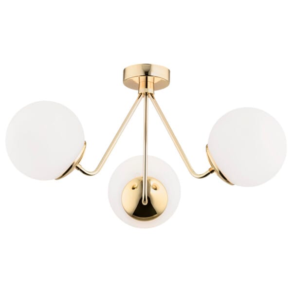 Lampa sufitowa plafon TOMAR 1481 elegancki złoty - Argon
