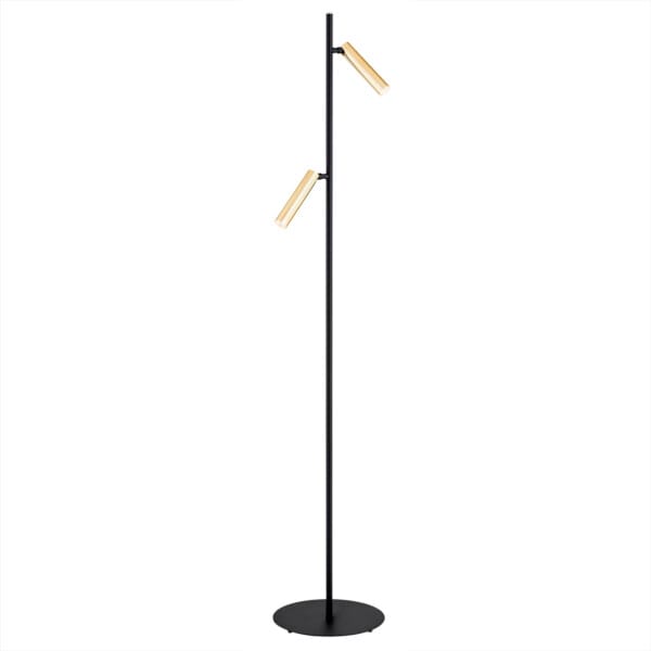 Lampa podłogowa elegancka ze złotem TORRE 7083 - Argon
