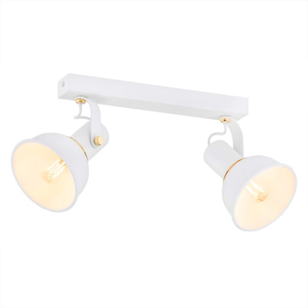 Plafon reflektory na listiwe TWIST 7036 biały - Argon