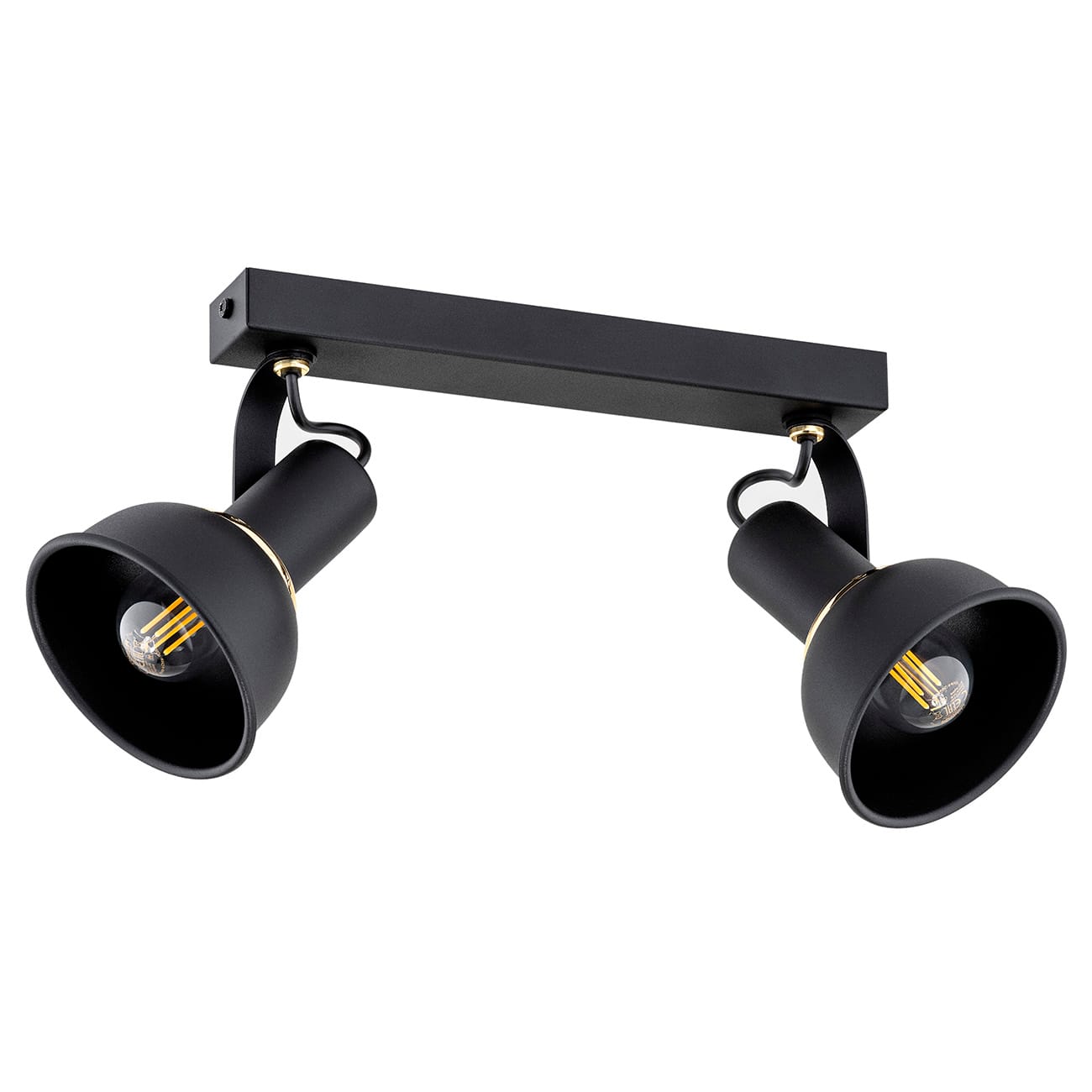 Plafon reflektory na listwie TWIST 7037 czarny - Argon - obrazek 2