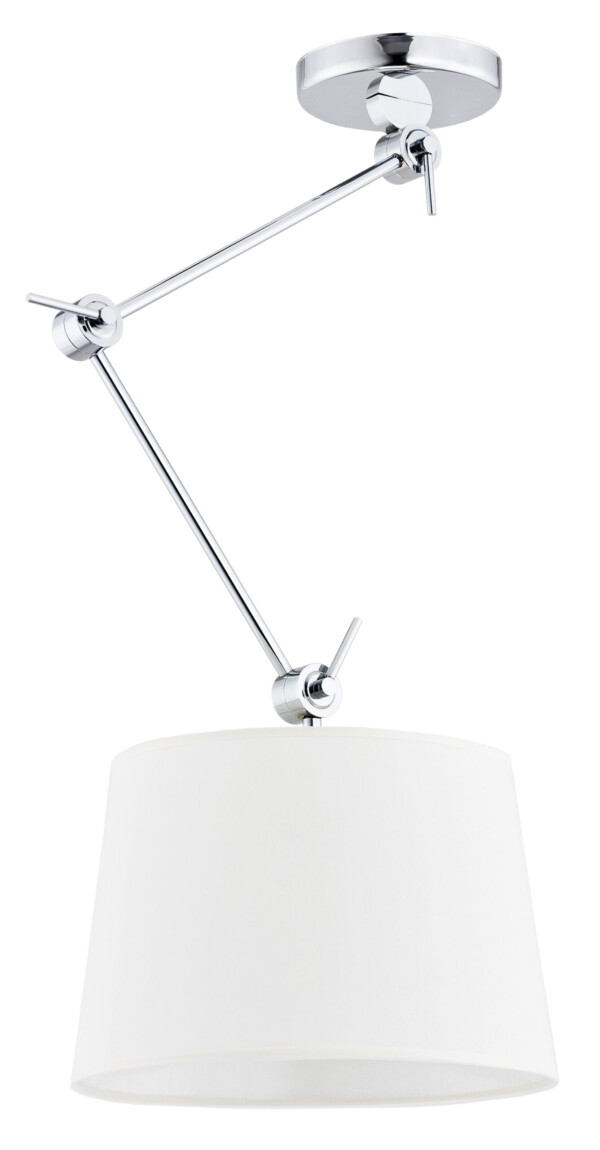 Lampa wisząca regulowana ZAKYNTOS 3548 biały abażur - Argon