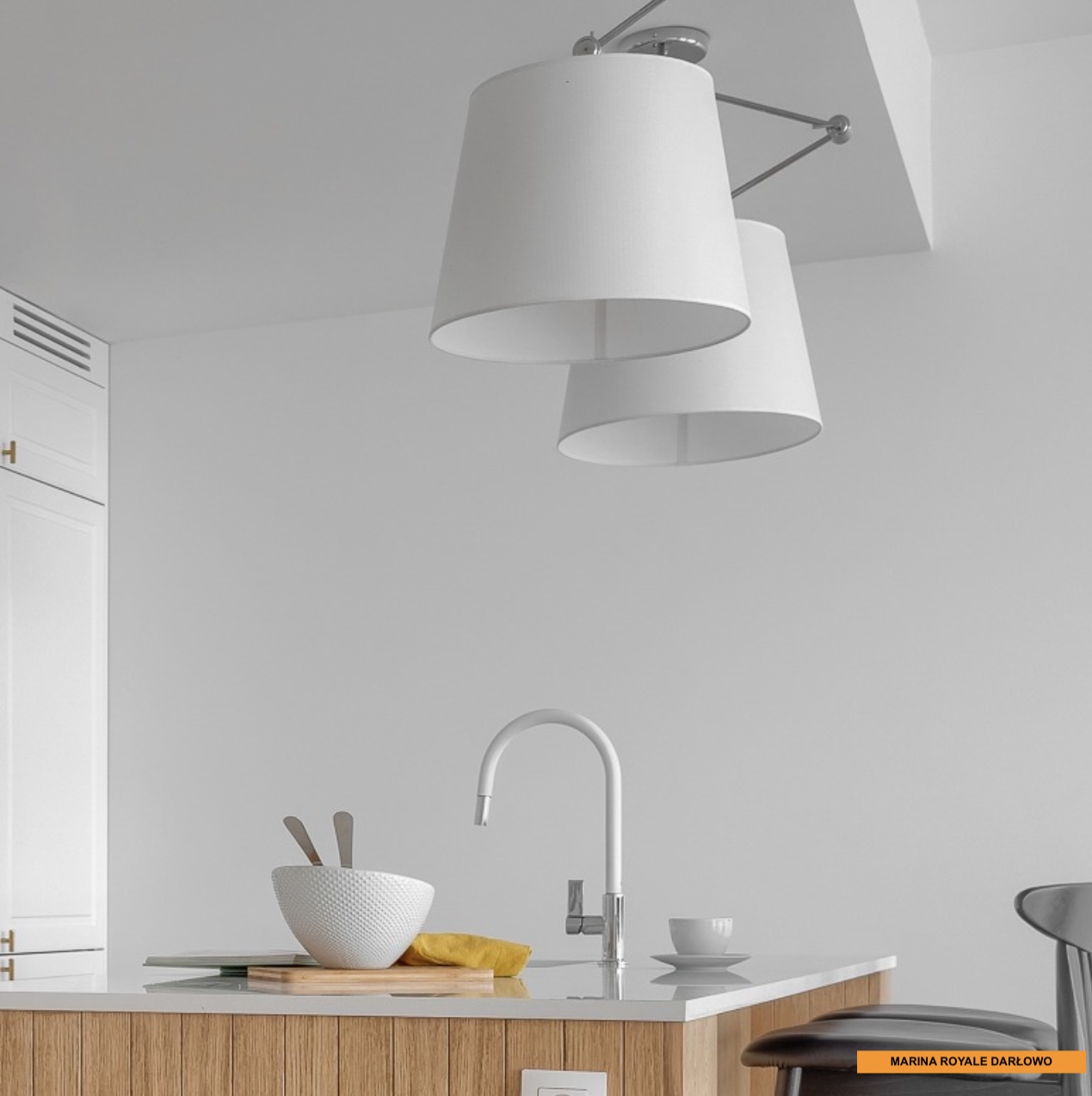 Lampa wisząca regulowana ZAKYNTOS 3548 biały abażur - Argon - obrazek 3