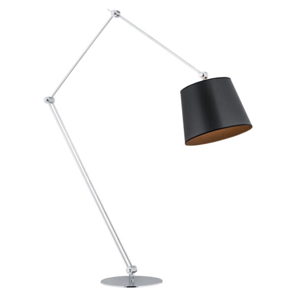 Lampa podłogowa czarna ZAKYNTOS BIS 3952 - Argon