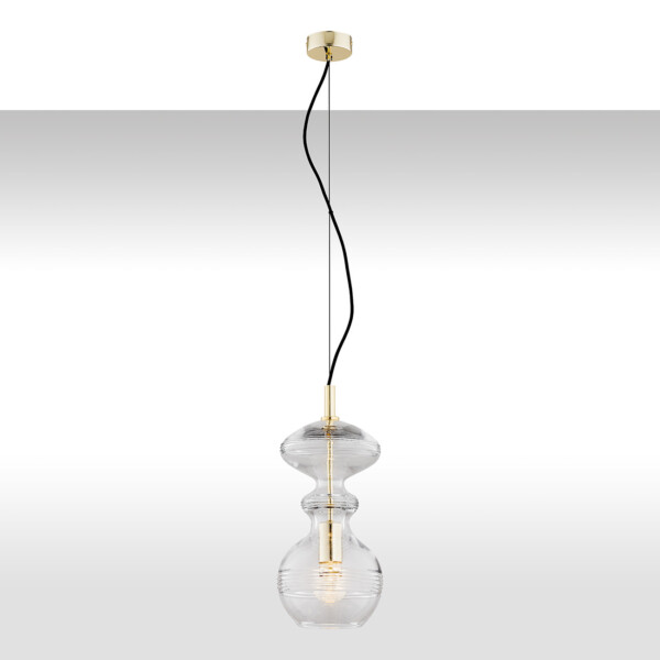 Lampa wisząca nowoczesna BILBAO 4203 kryształowe szkło - Argon