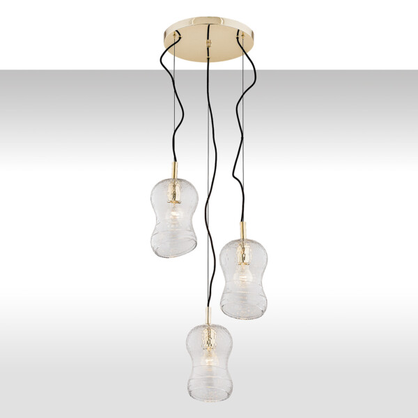 Lampa wisząca na okrągłej podsufitce CADIZ 1464 - Argon